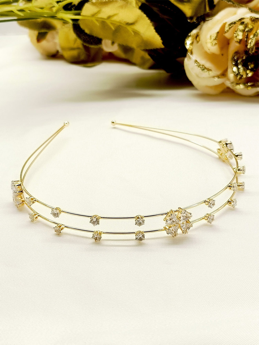 Faridha American Diamond Hair Band