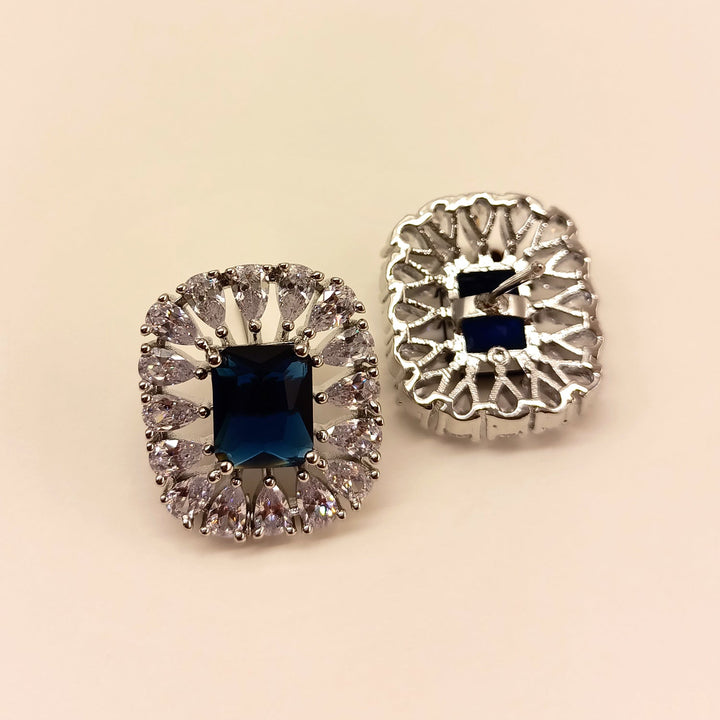 Rajlaxmi American Diamond Blue Sapphire Tops