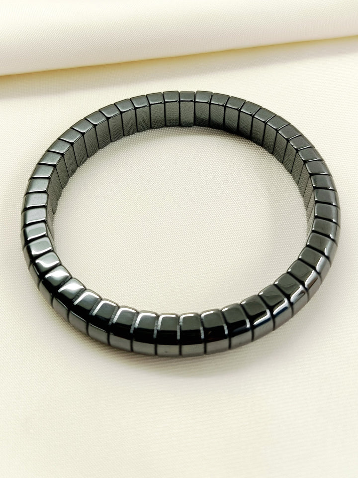 Kriyan Black Flat Hematite Men&