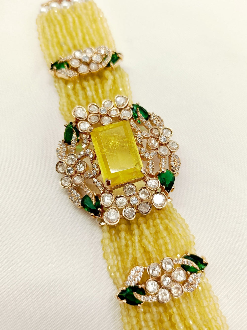 Chitraksha Yellow Boutique Bracelet