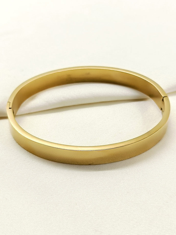 Arjan Golden Wide Gold Hinged Men&