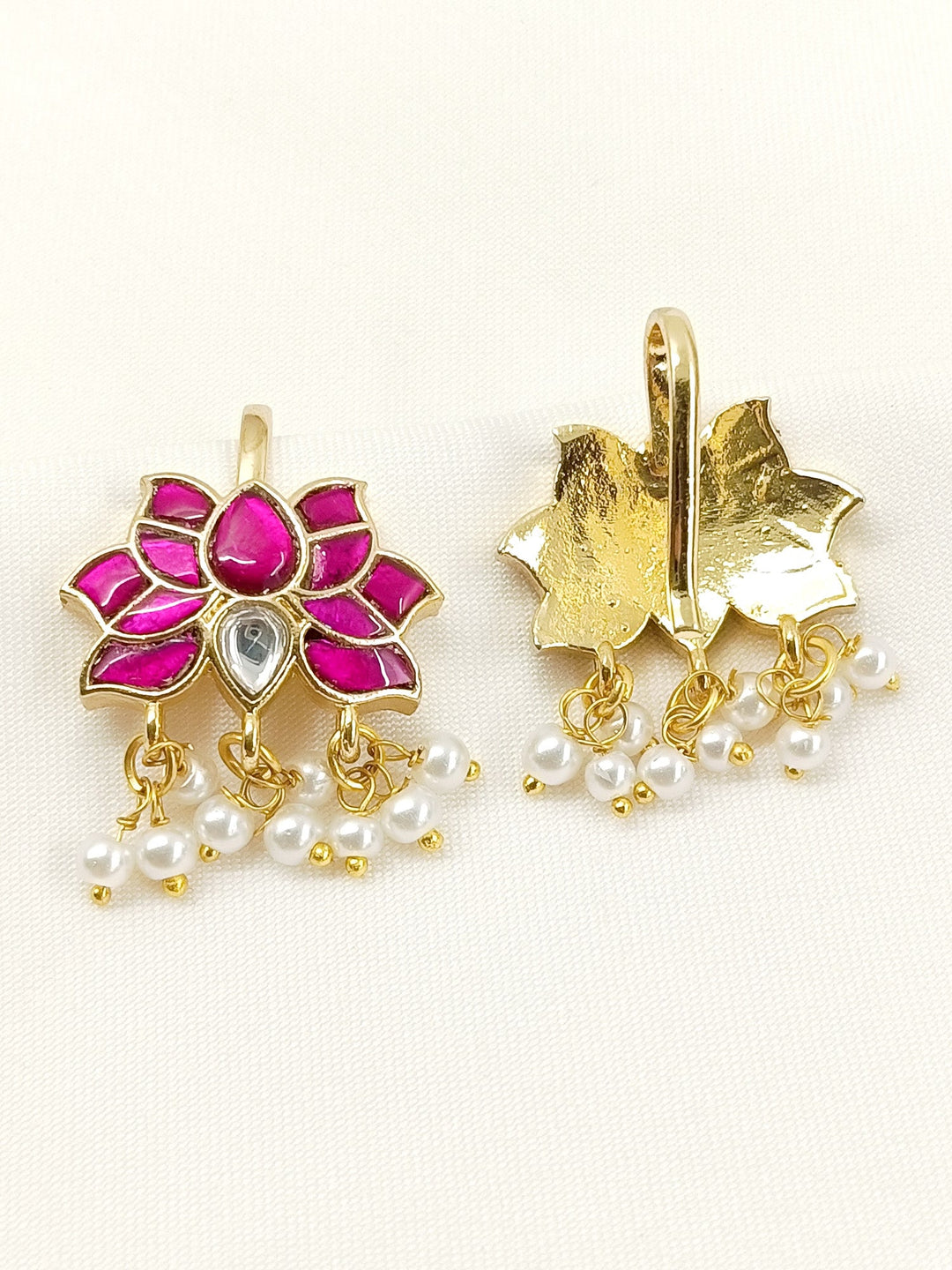 Gitali Ruby Kundan Ear Cuff [Price Is For Pair]