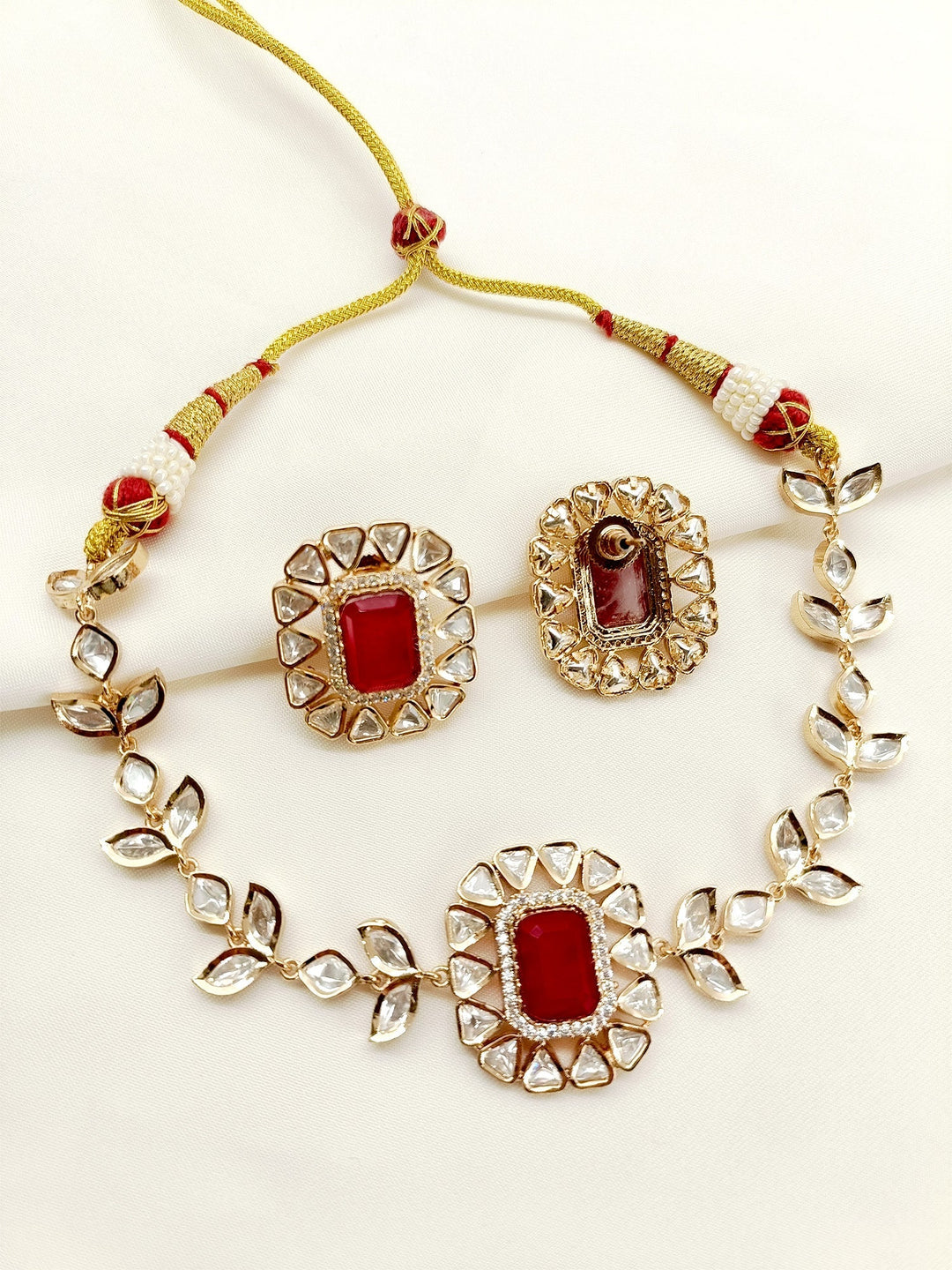 Stuti Ruby Kundan Choker Set