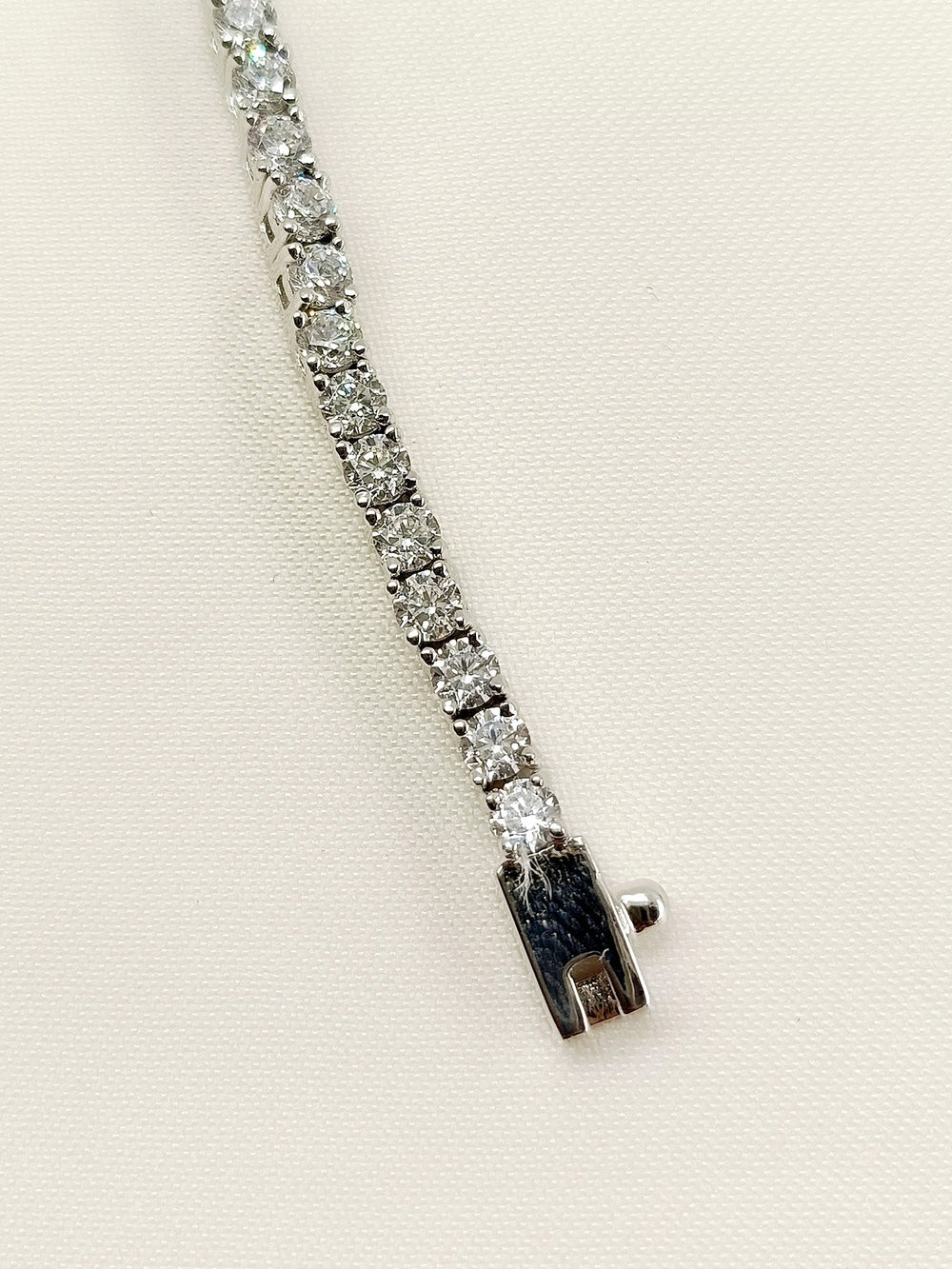 Hallie 92.5 Silver Swarovski Stone Bracelet