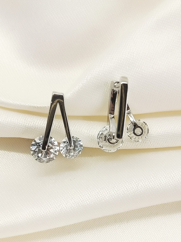 Reyhana White 92.5 Silver American Diamond Bali