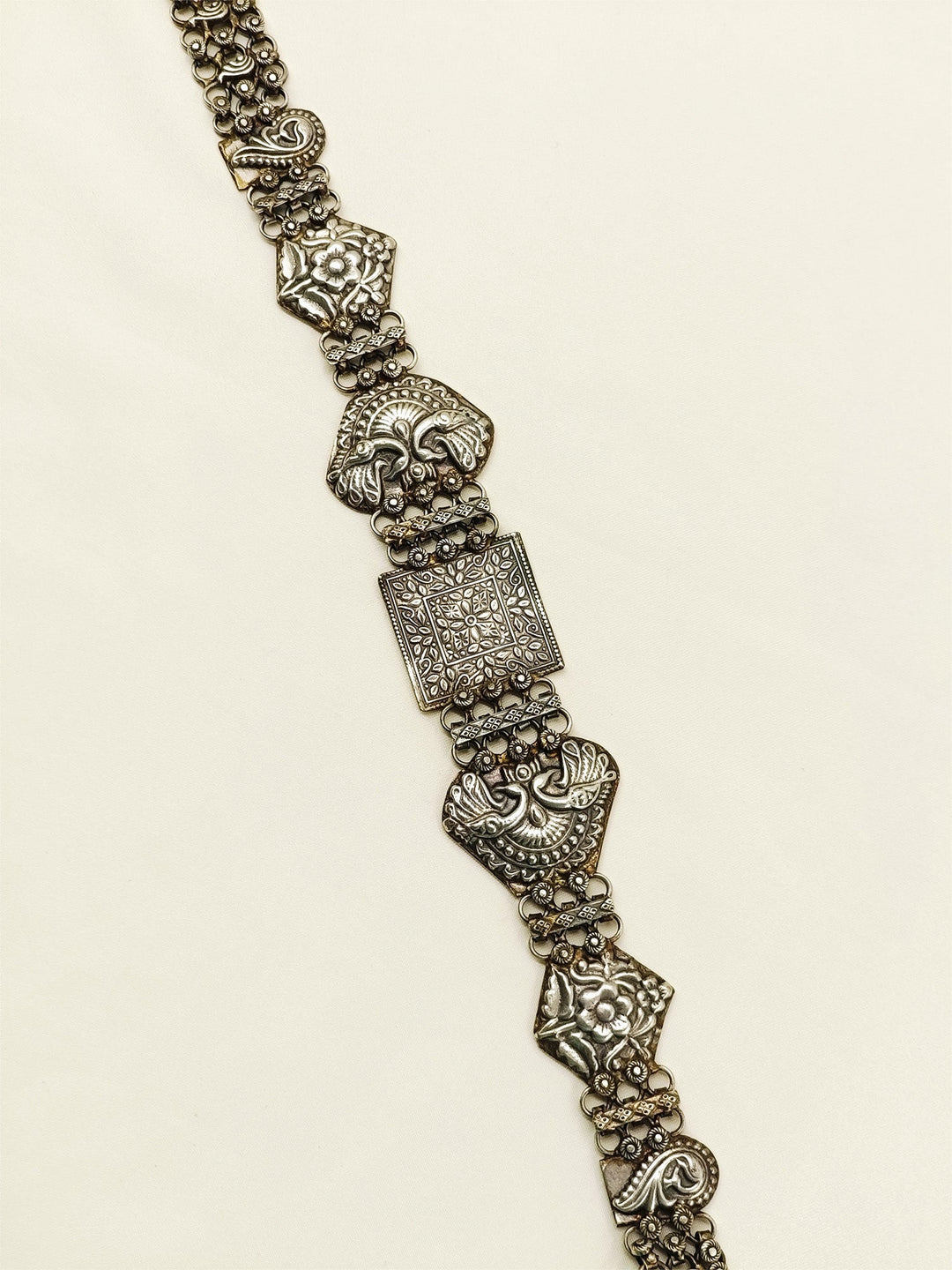 Komalika Plain Oxidized Waist Belt