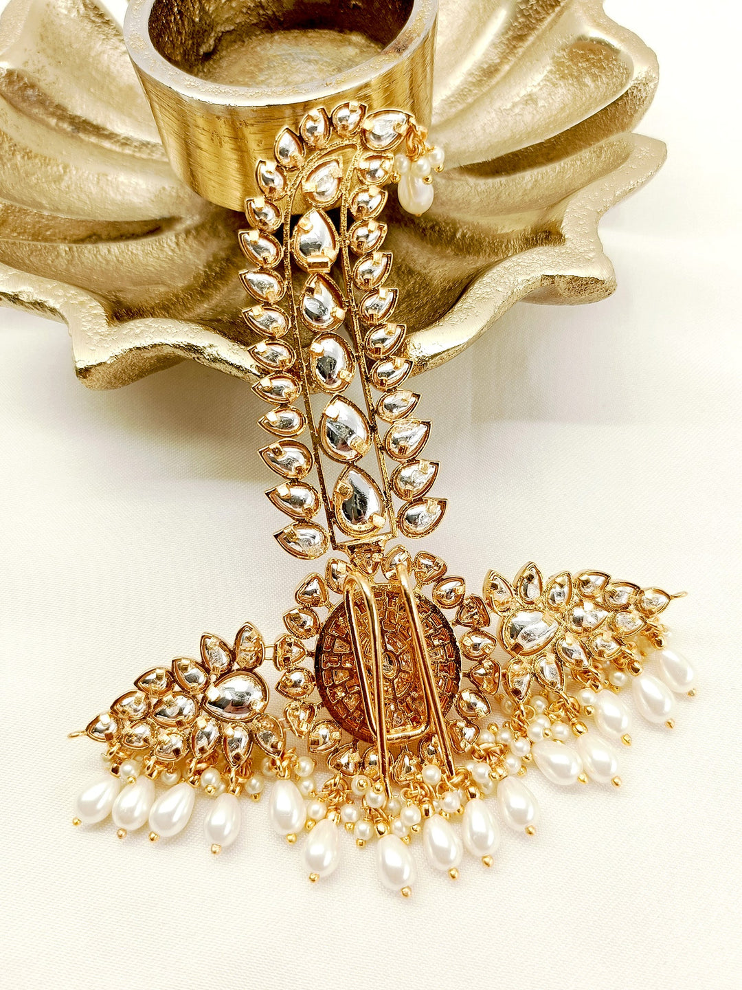 Veer White Kundan Dulha Kalgi