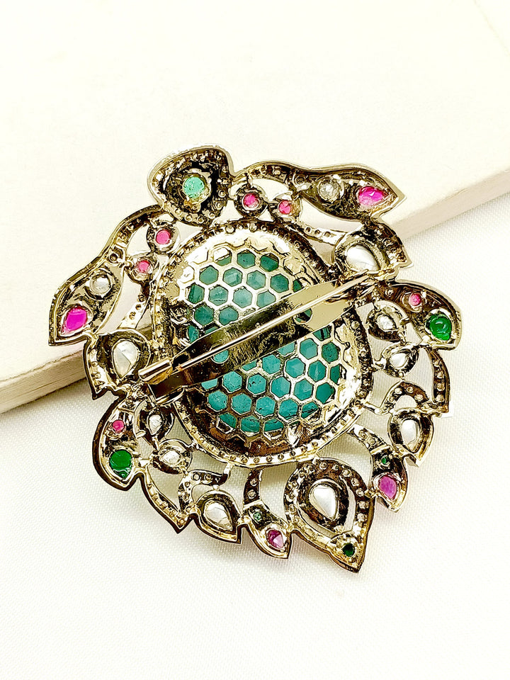 Nakul Mint Green Men's Brooch