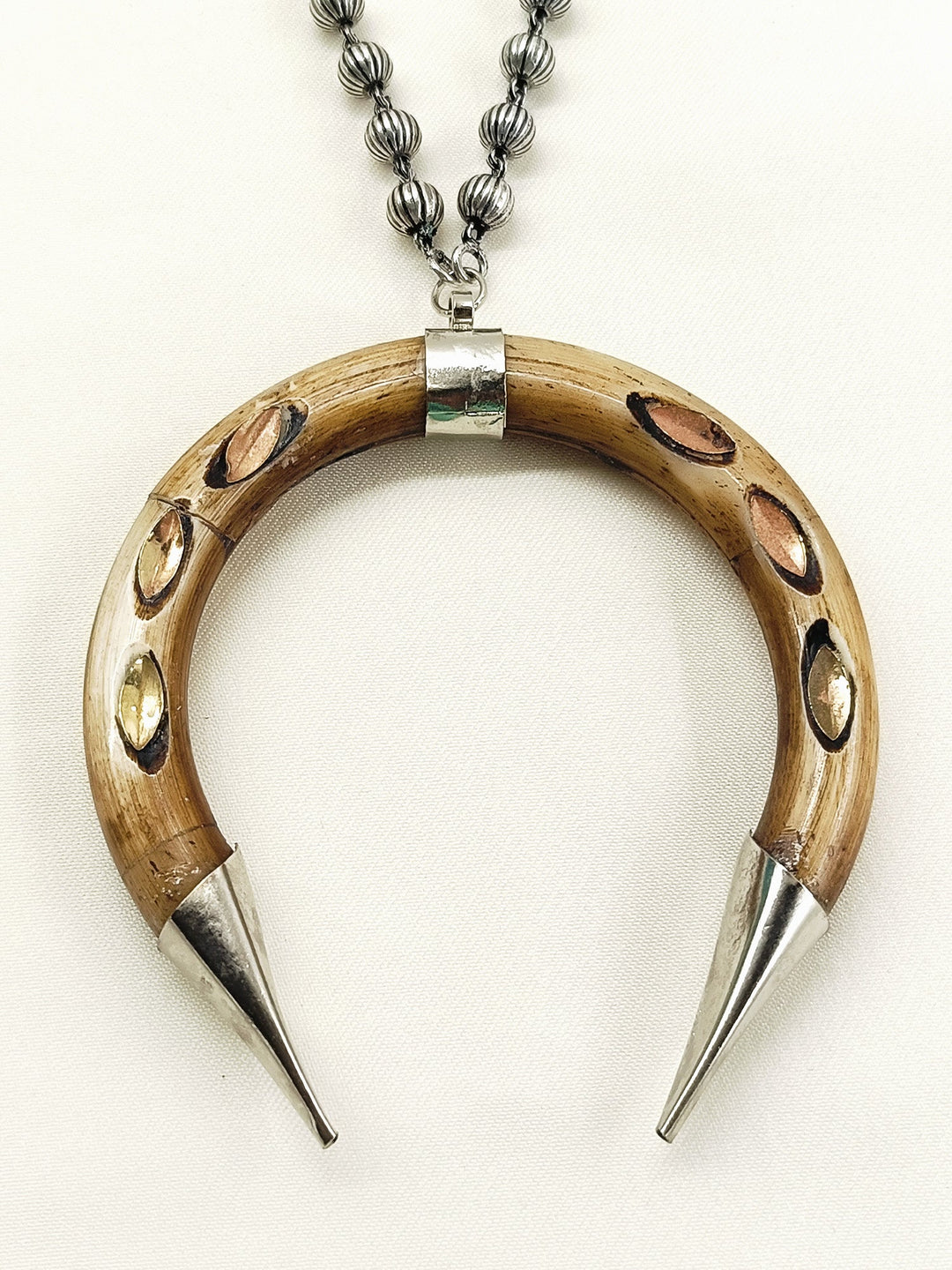 Pooja Brown Bone Neckpiece