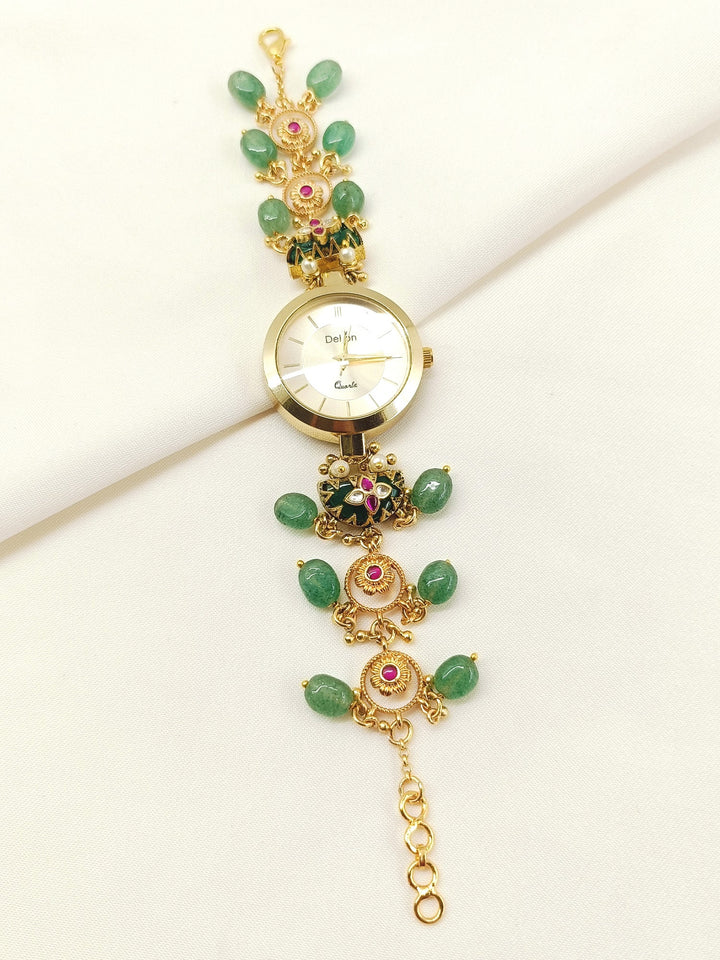 Parul's Paachi Kundan Watch
