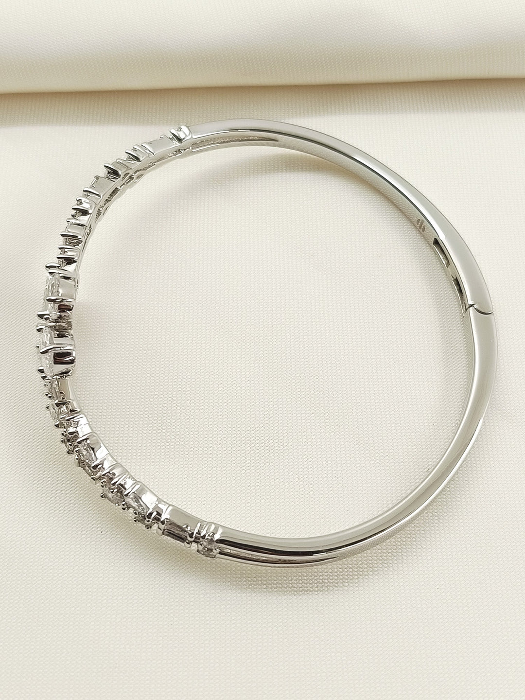 Nainsi White American Diamond Bracelet