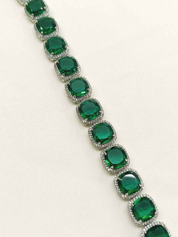 Raheem Green American Diamond Bracelet