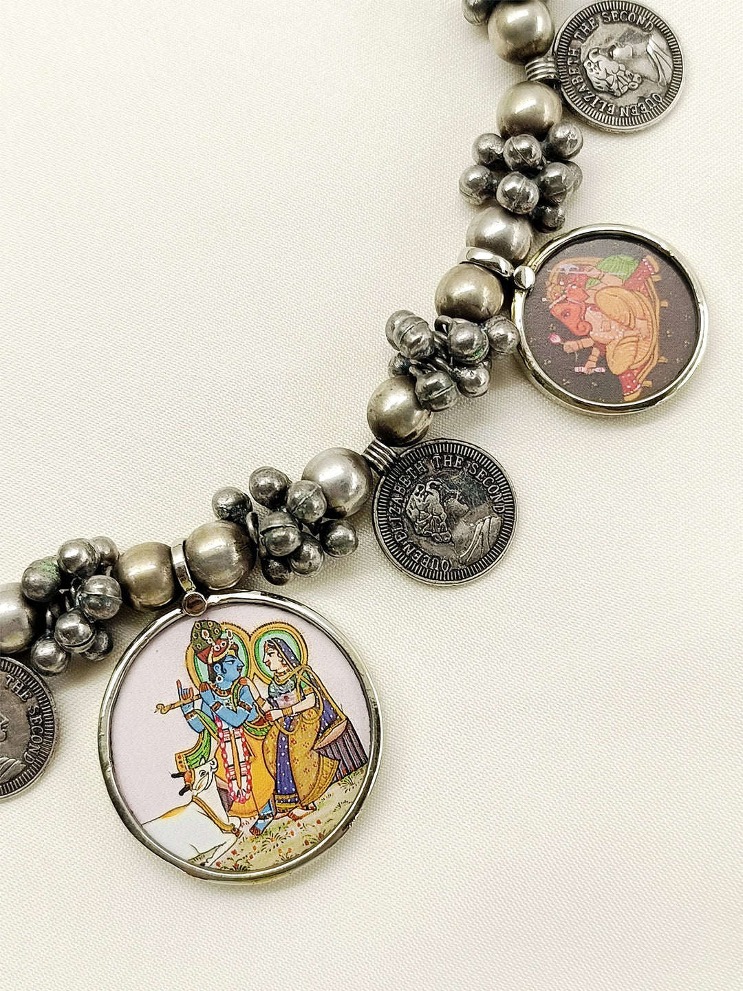 Vydika Multi Colour Oxidized Neckpiece