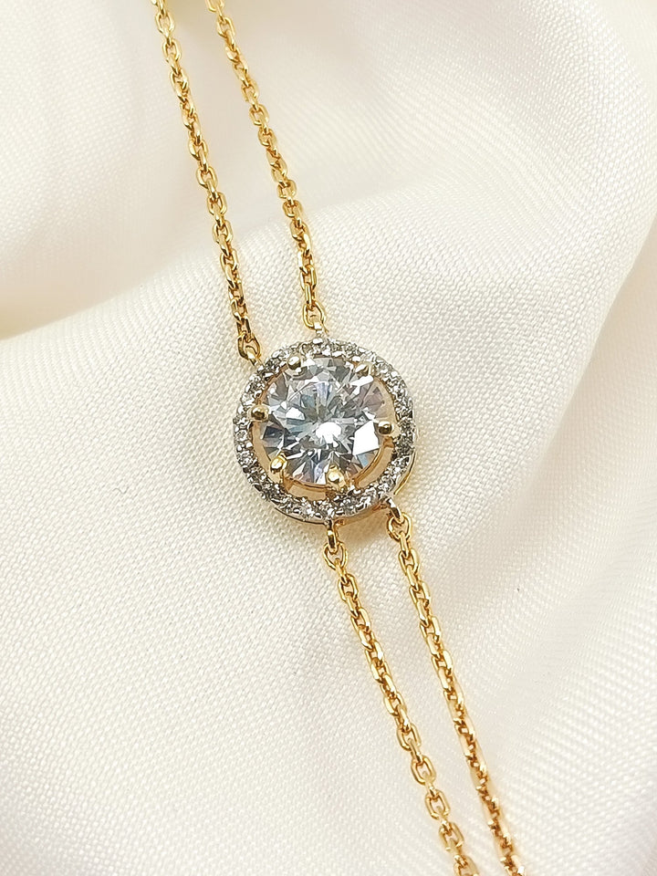 Vartika 92.5 Silver Swarovski Stone Bracelet