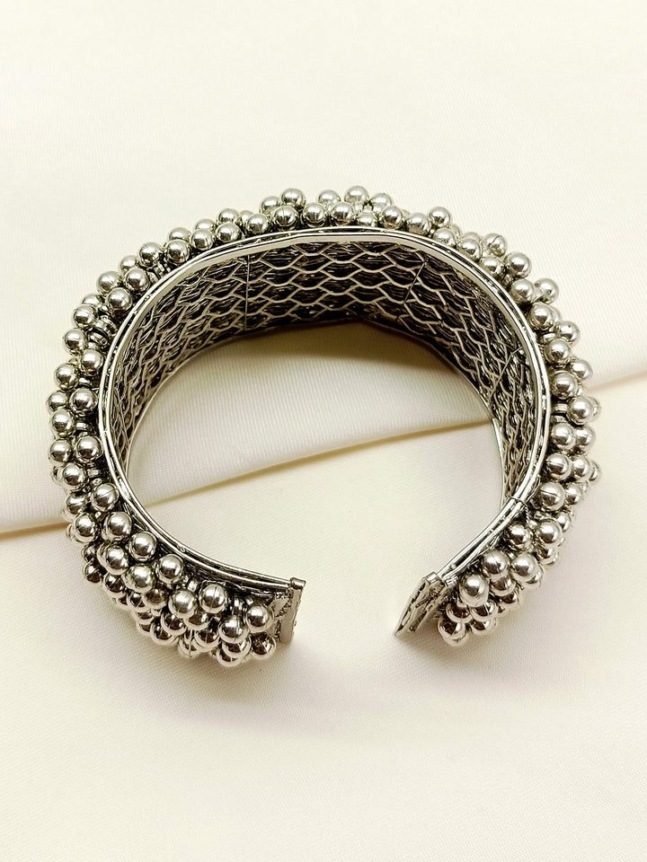 Indupriya Silver Oxidized Bracelet