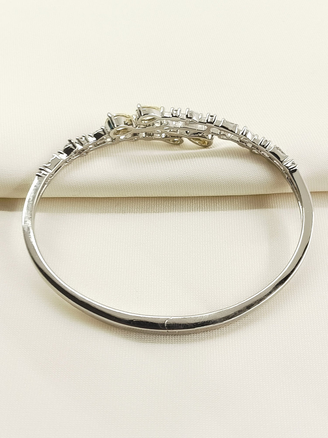 Trapti Yellow American Diamond Bracelet