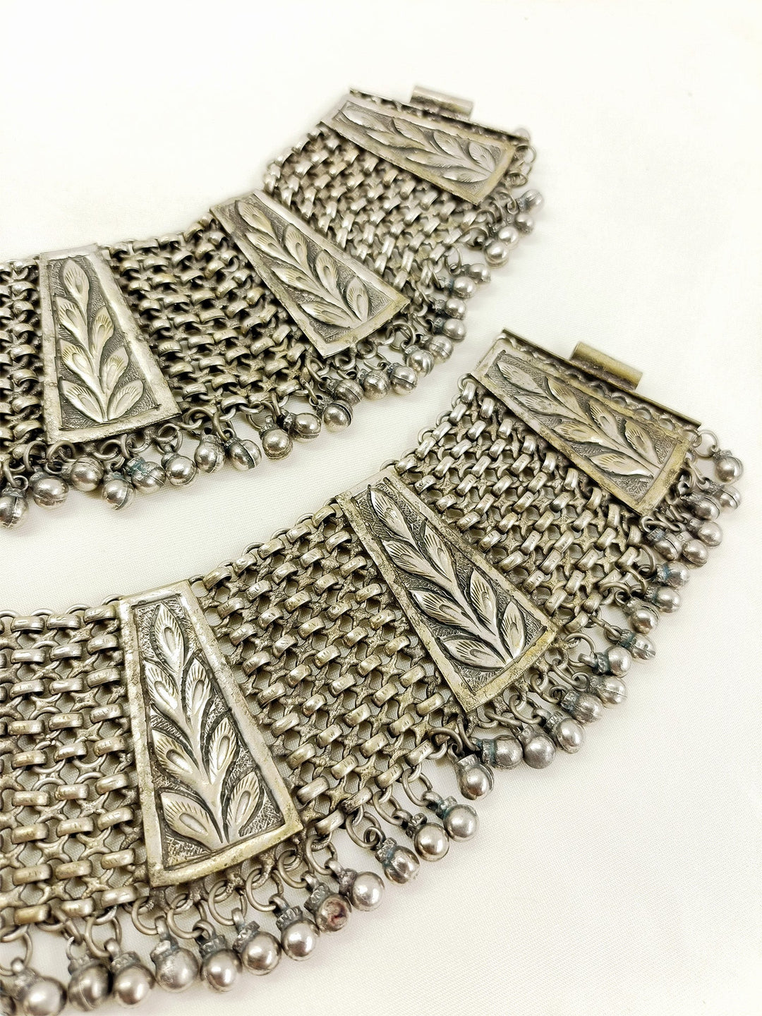 Jayla Plain Oxidized Anklet