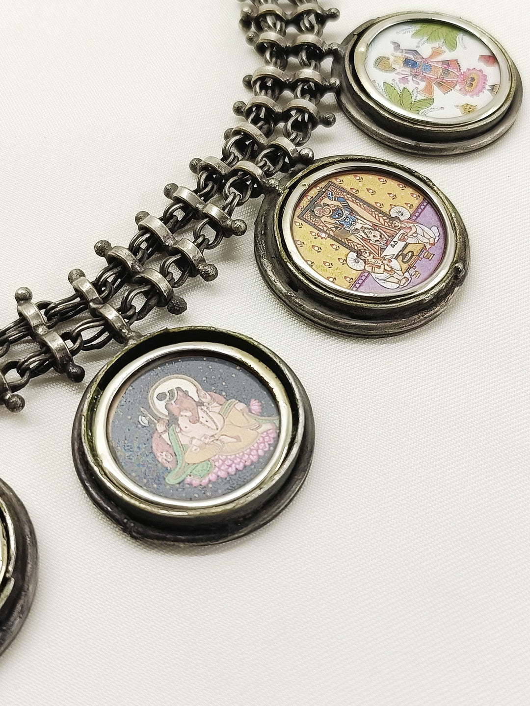 Oshma Multi Colour Oxidized Neckpiece