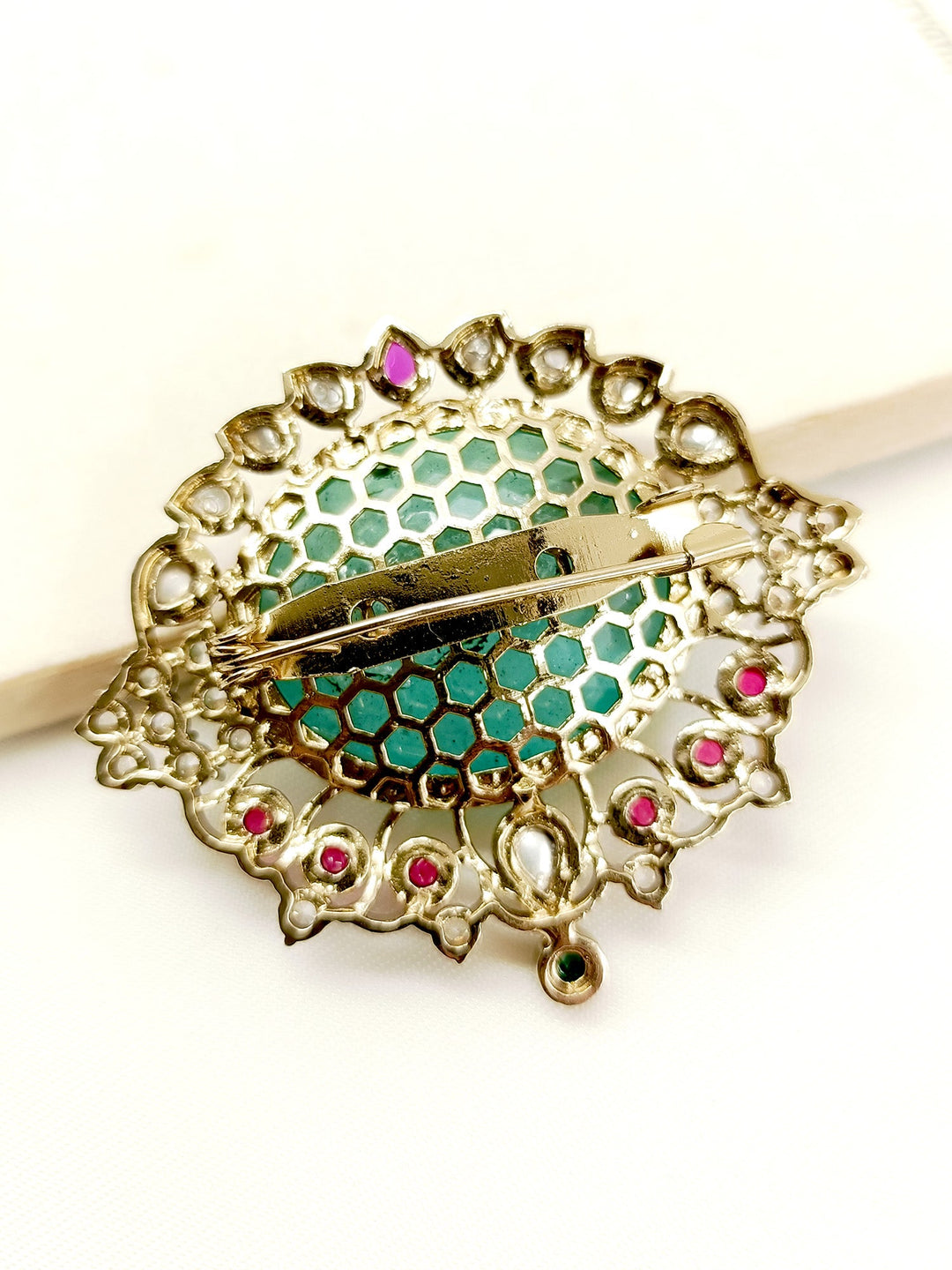 Hritik Mint Green Men's Brooch