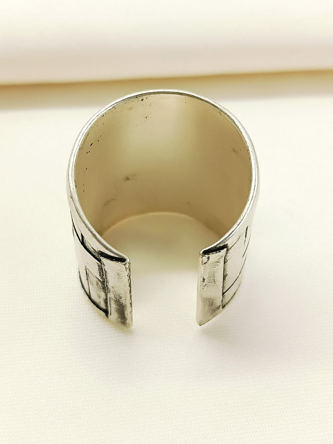 Zorav Green Oxidized Finger Ring