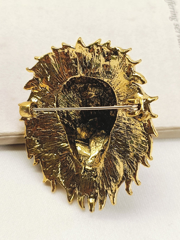 Samar Golden Lion Men's Brooch