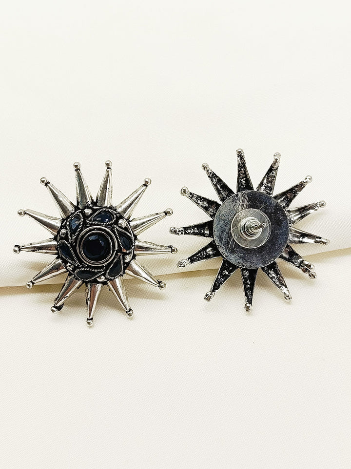 Vatika Blue Oxidized Tops