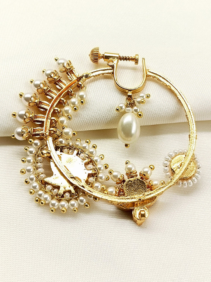 Jivika White Kundan Nath