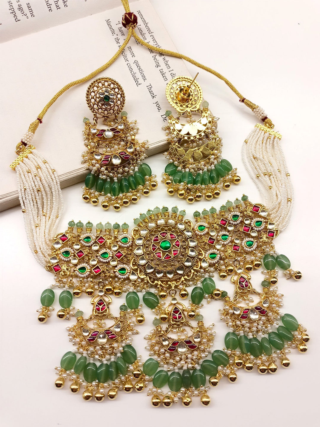 Zana R & G Kundan Choker Set