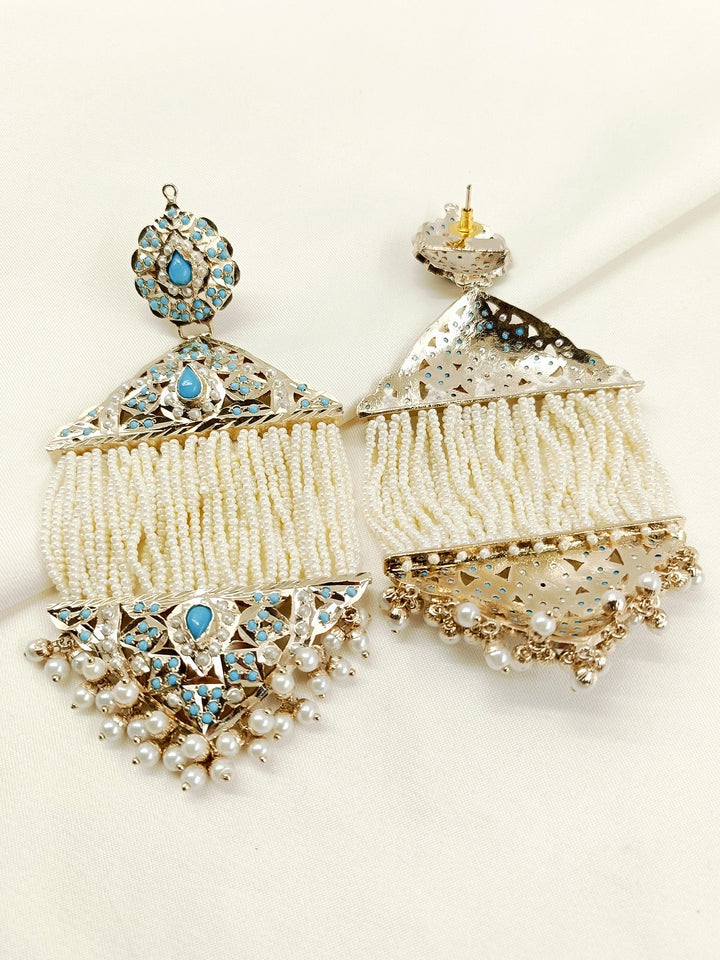 Gulbahar Firozi Jadau Earring