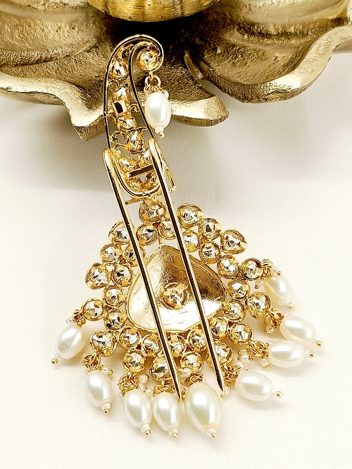 Hardik White Kundan Dulha Kalgi