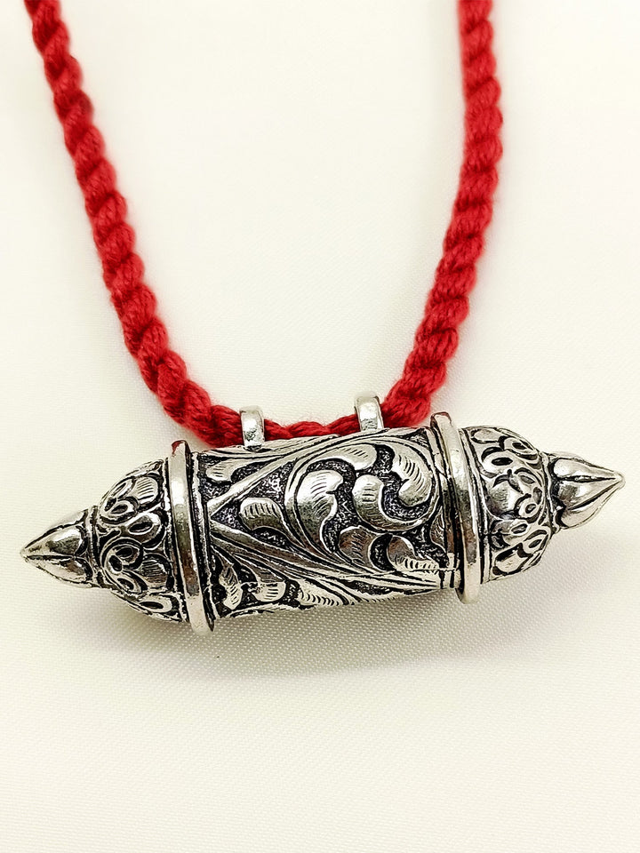 Runal Maroon Oxidized Tabiz Men&