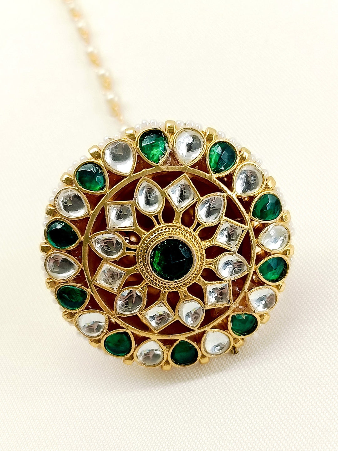 Saumya Green Kundan Borla
