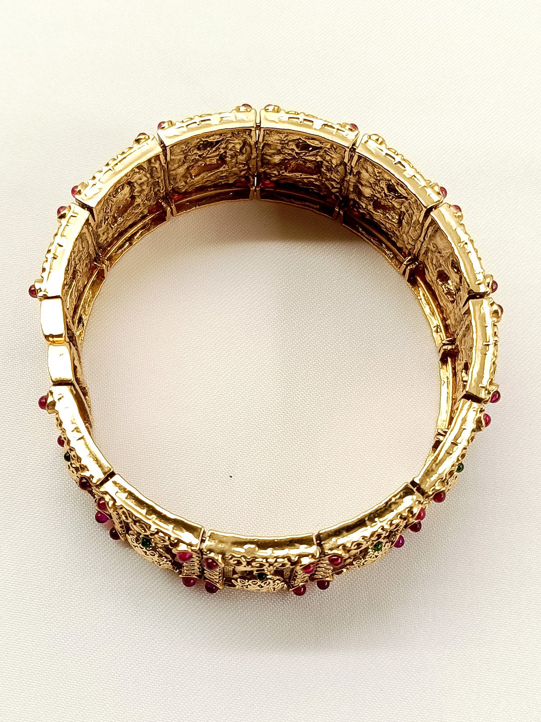 Aashvvi Ruby Antique Bracelet