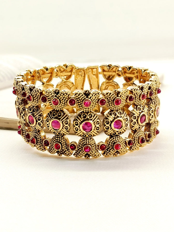 Amala Ruby Antique Bracelet