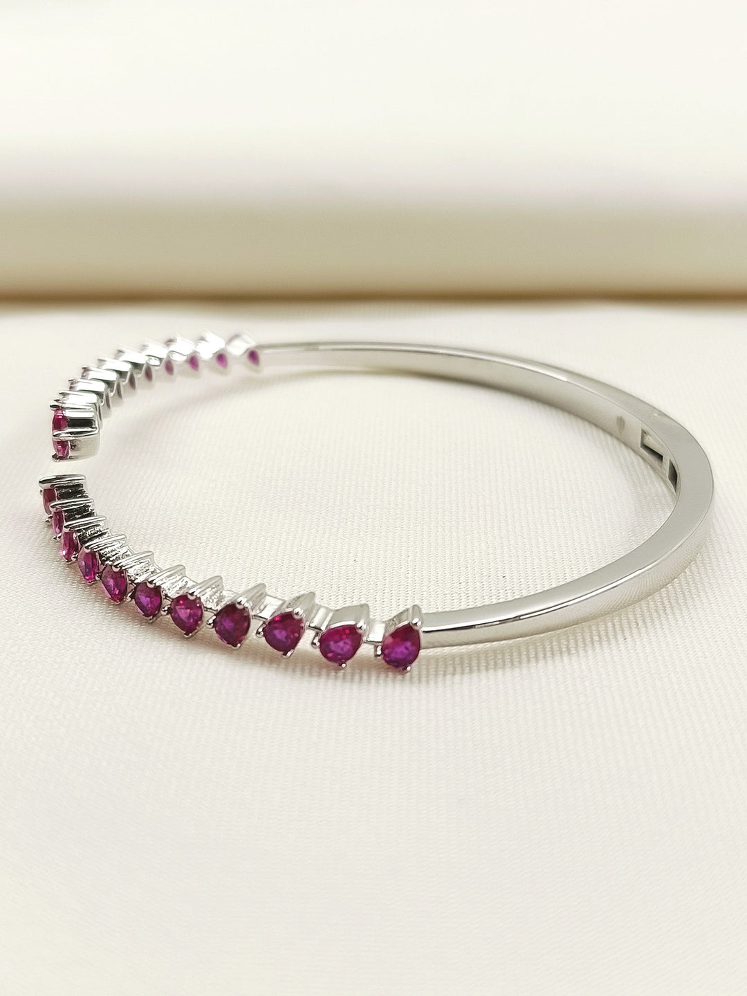 James Ruby American Diamond Bracelet