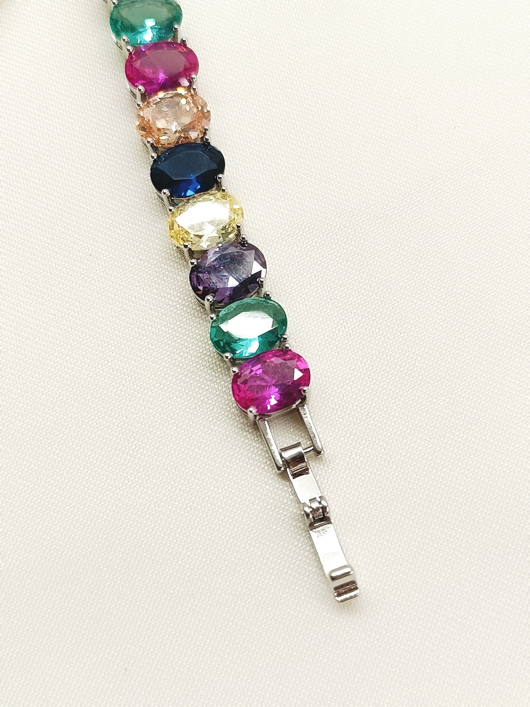 Bhumi Multi Colour American Diamond Bracelet