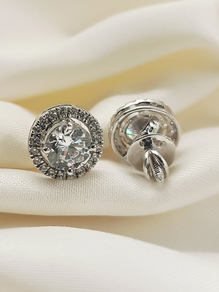 Tuhina 92.5 Silver Swarovski Stone Tops