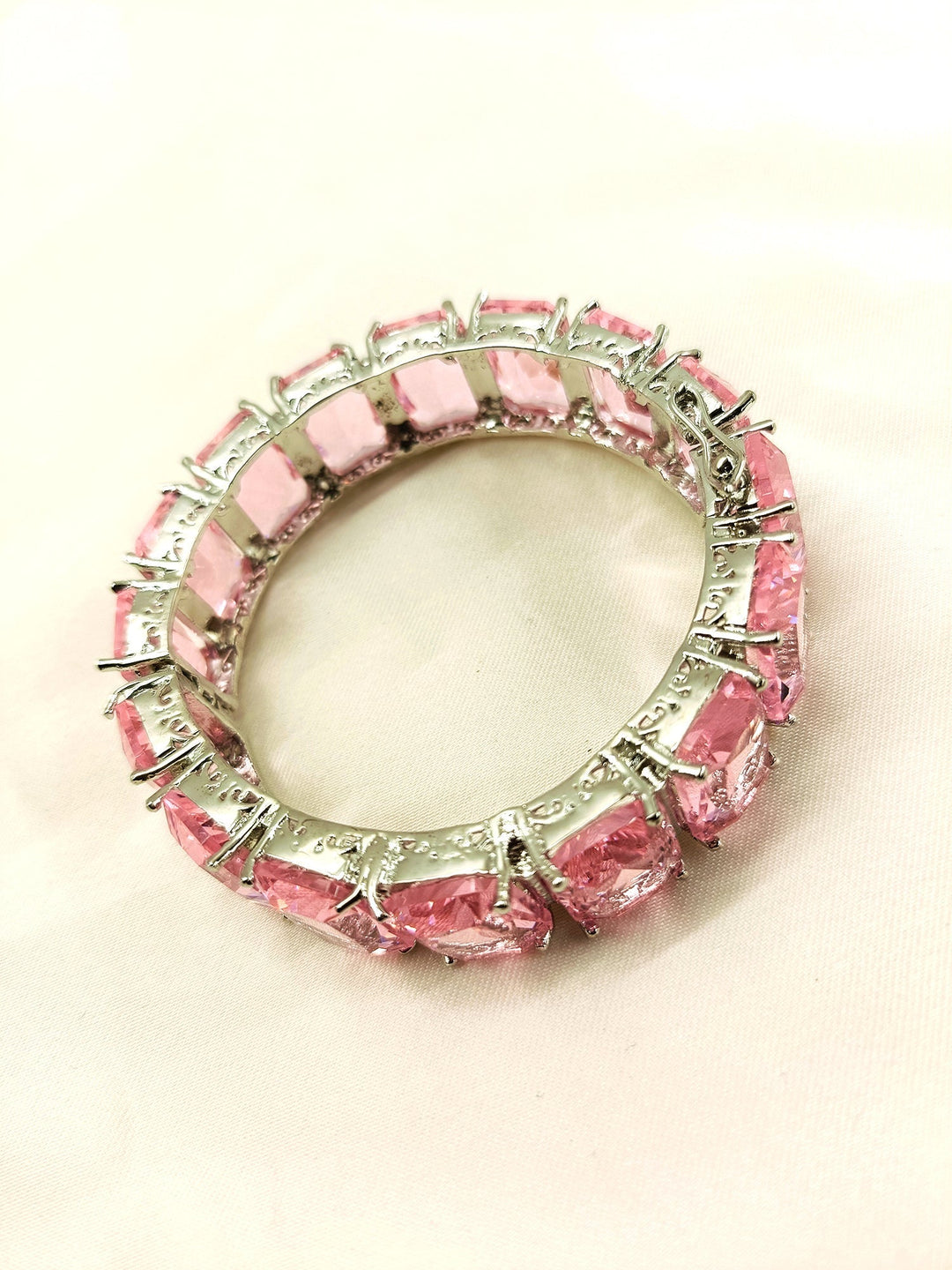 Fani Baby Pink Swarovski Stone Bracelet