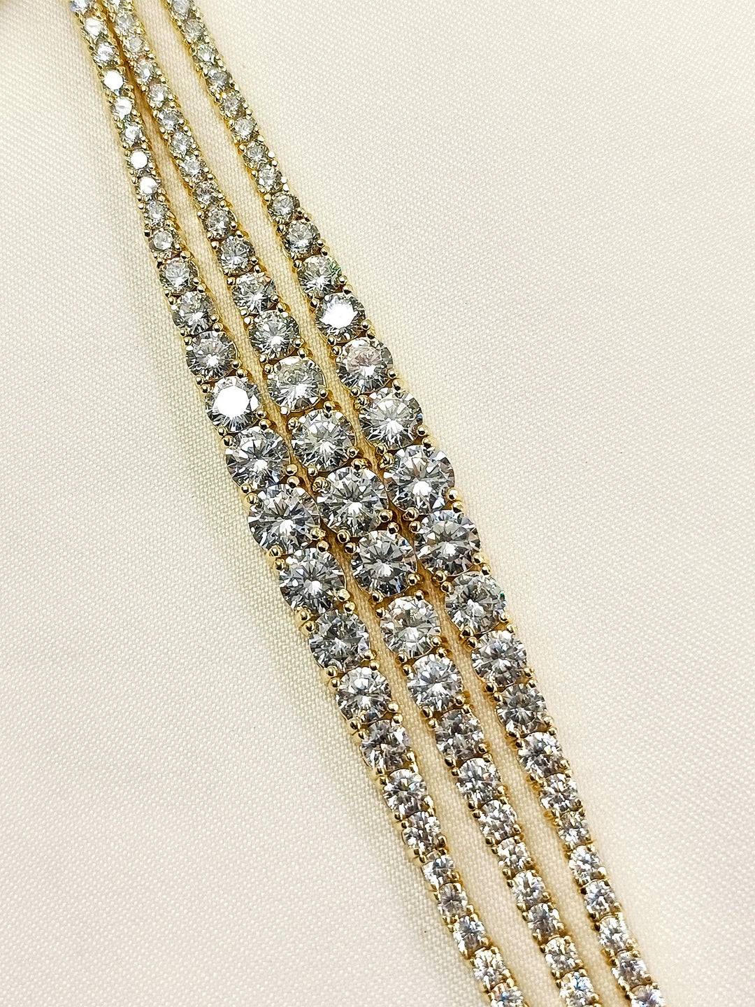 Janvee White American Diamond Bracelet