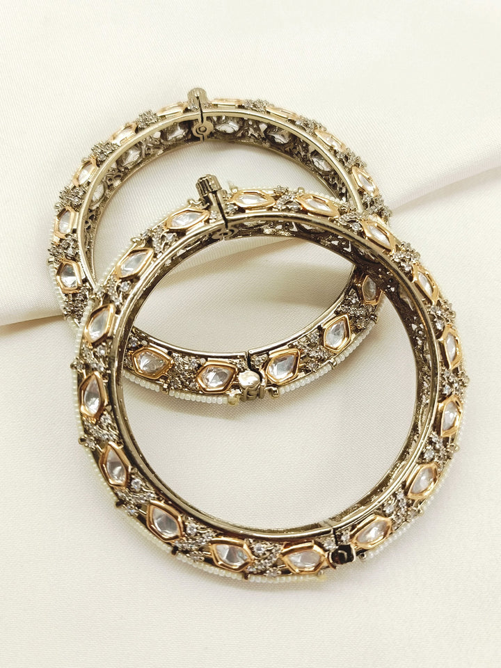 Brinley White Victorian Bangles
