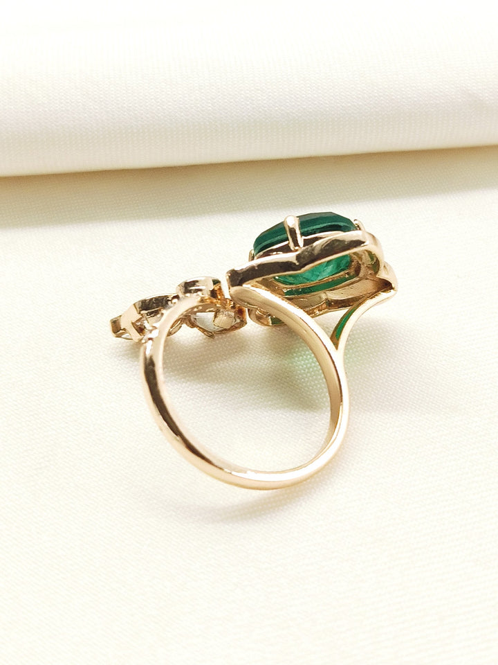 Anindita Multi Colour Kundan Finger Ring