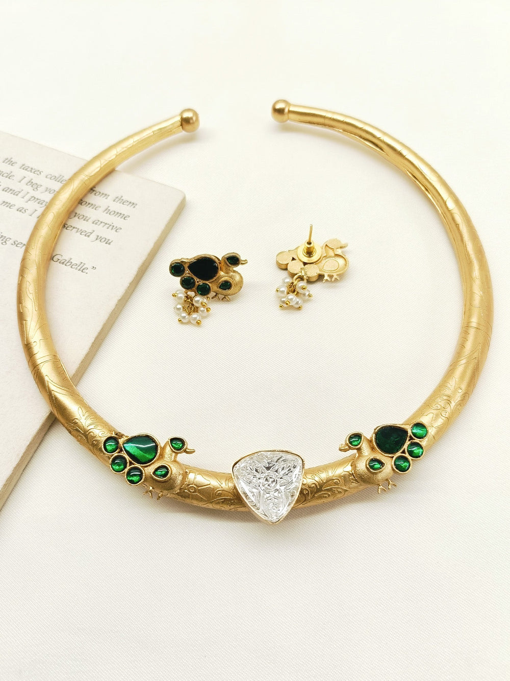 Shahnaaz Green Boutique Hasli Styled Choker Set