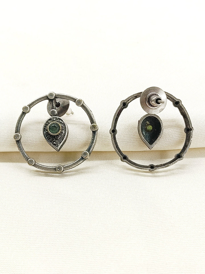 Darpana Mint Green Oxidized Tops