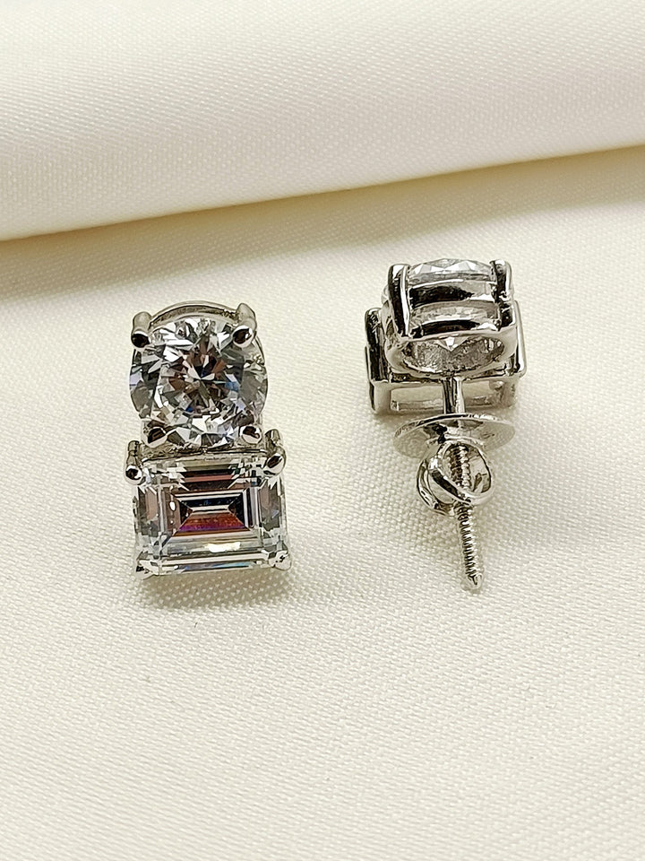 Roha 92.5 Silver Swarovski Stone Tops