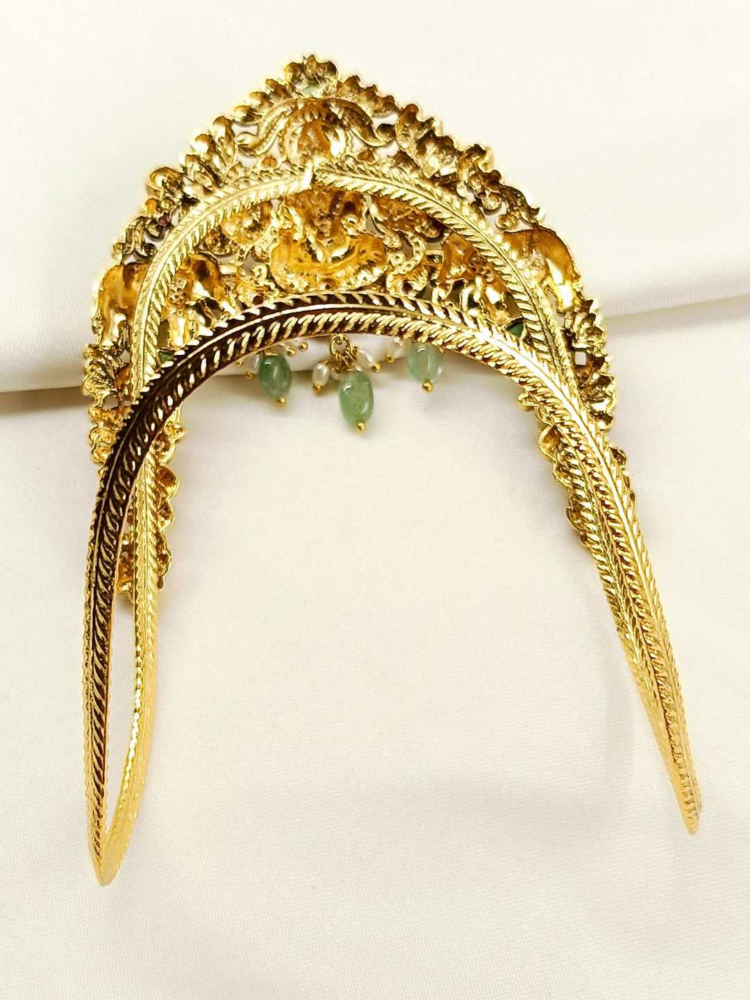 Ginni Temple Gold Lakshmi Bajubandh