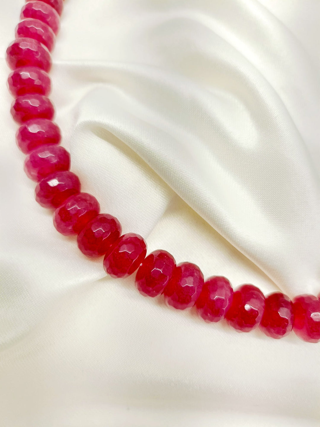 Faye Ruby Beads Neckpiece