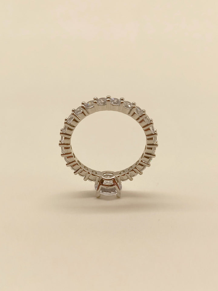 Sohini White American Diamond Finger Ring