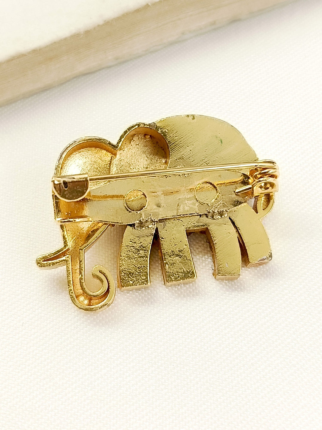 Vedhi Multi Colour Elephant Brooche