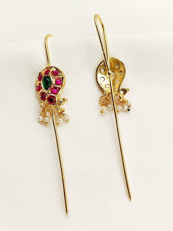 Parvati M & G Gold Plated Kundan Ear Cuff [ Price is for Pair ]