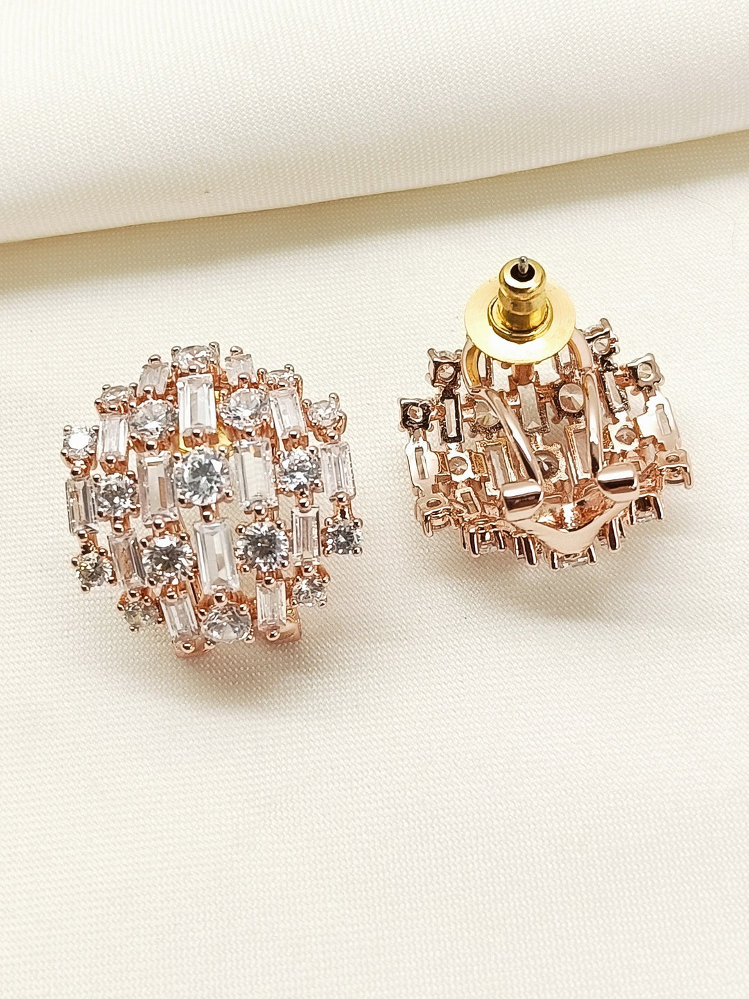 Love White American Diamond Tops